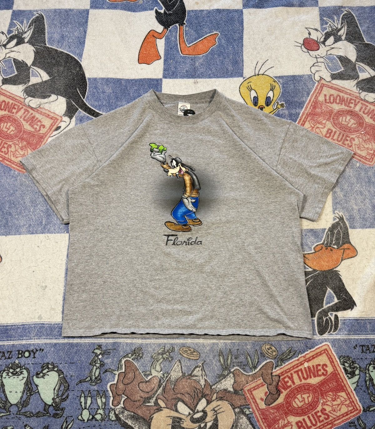 Disney Vintage goofy Florida tee Size US XL / EU 56 / 4 - 1 Thumbnail