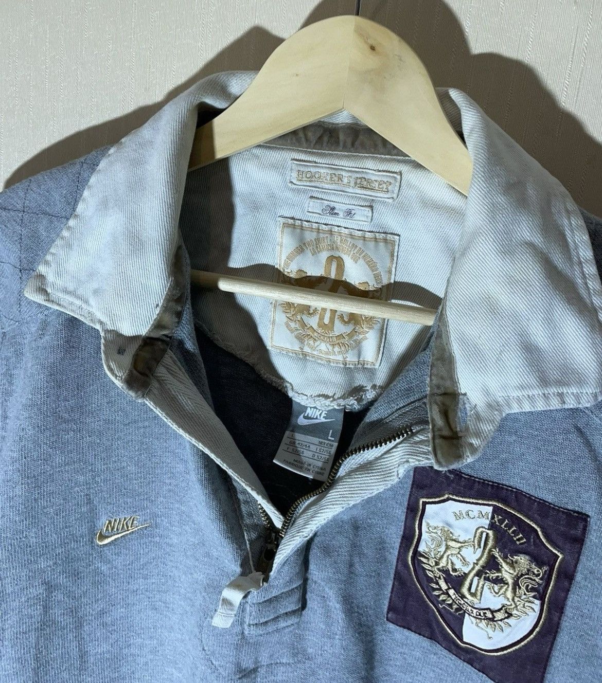 Nike × Vintage Nike vintage rugby jersey 90s Size US L / EU 52-54 / 3 - 8 Thumbnail