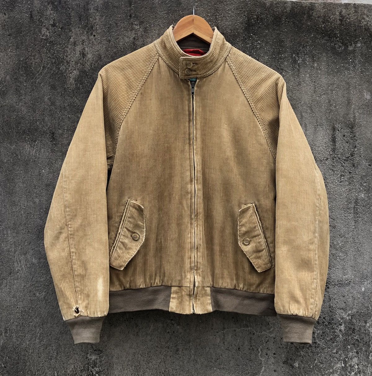 Vintage Vintage 90s Izod Corduroy Bomber Jacket Size US S / EU 44-46 / 1 - 10 Thumbnail