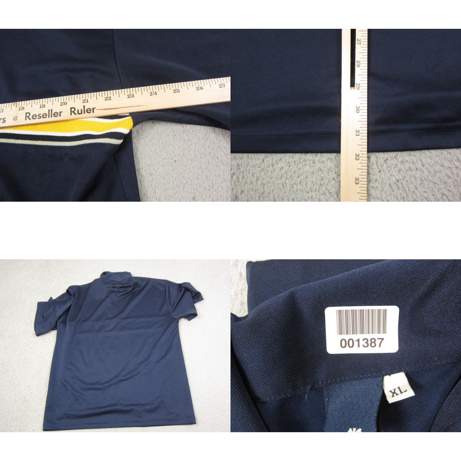 No Fear VINTAGE No Fear Polo Shirt XL Mens Blue Golf Made in USA Y2K Striped Size US XL / EU 56 / 4 - 8 Thumbnail