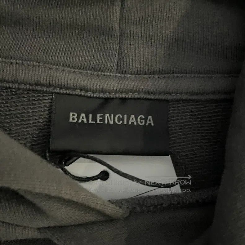 Balenciaga Balenciaga Wave Cola Washed Crack Hoodie Jacket Size US M / EU 48-50 / 2 - 3 Thumbnail
