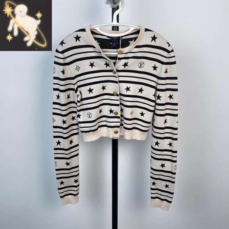 Louis Vuitton Louis Vuitton Star Collection Star Pattern Black and White Size S / US 4 / IT 40 - 1 Thumbnail