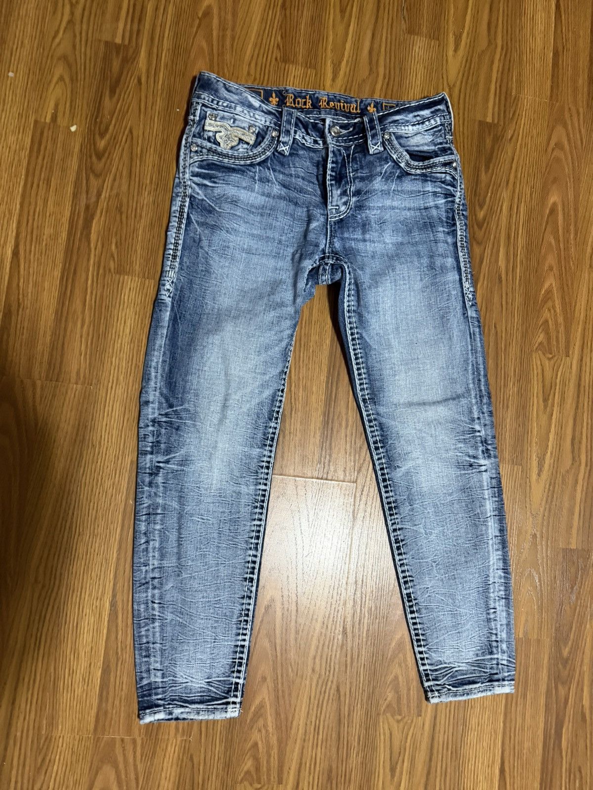 Rock Revival Rock Revival Adalin Low Rise Ankle Skinny Jeans Size 28 Size 28" / US 6 / IT 42 - 3 Thumbnail