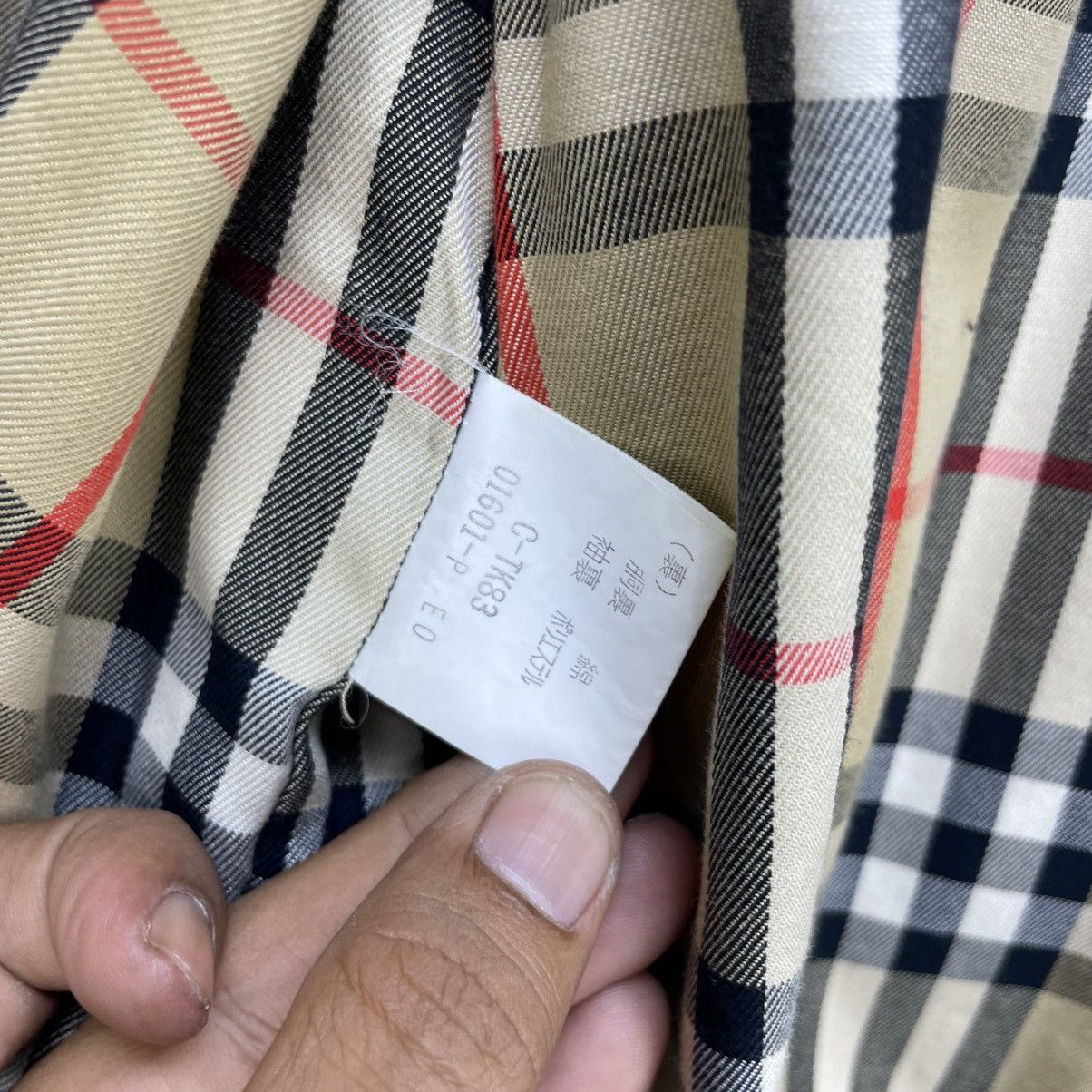 Burberry 🔥Authentic Vintage Burberrys Nova Check Trench Jacket Size US S / EU 44-46 / 1 - 5 Thumbnail
