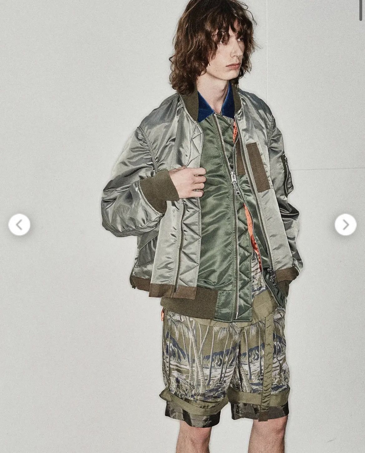 Sacai Sacai x SUN SURF Diamond Head Printed shorts - Green Size US 29 - 4 Thumbnail