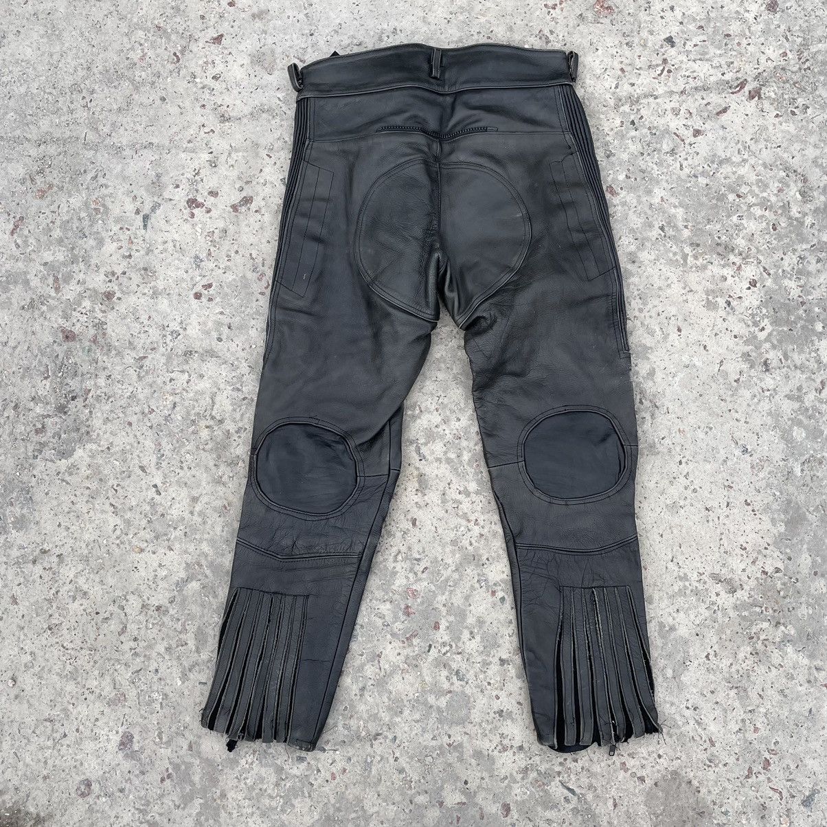 Other Vintage Moto Leather Pants 52 90s USA Hype Japanese Style Size US 33 - 2 Thumbnail