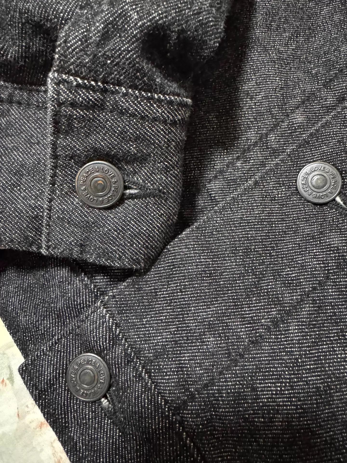 roarguns roarguns 22aw double gun rhinestone denim L black Size US L / EU 52-54 / 3 - 8 Thumbnail