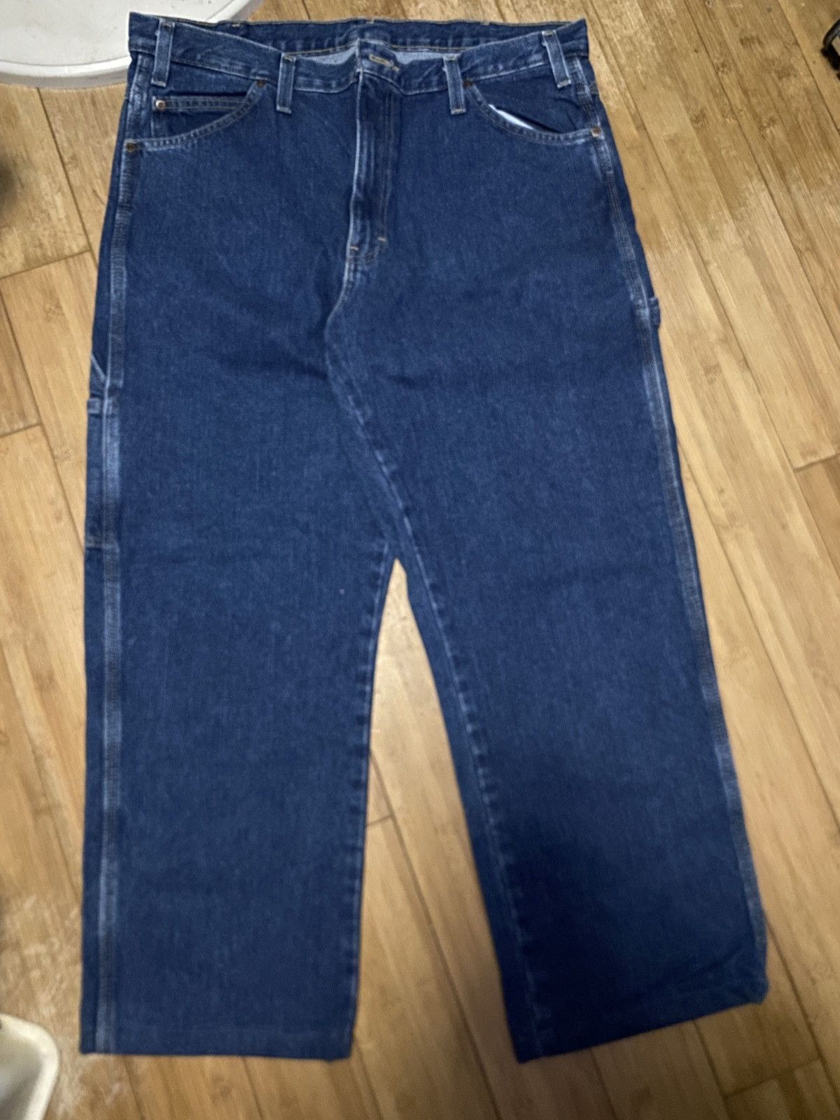 Dickies Dickies Dark Wash Carpenter Jeans Size US 36 / EU 52 - 3 Thumbnail