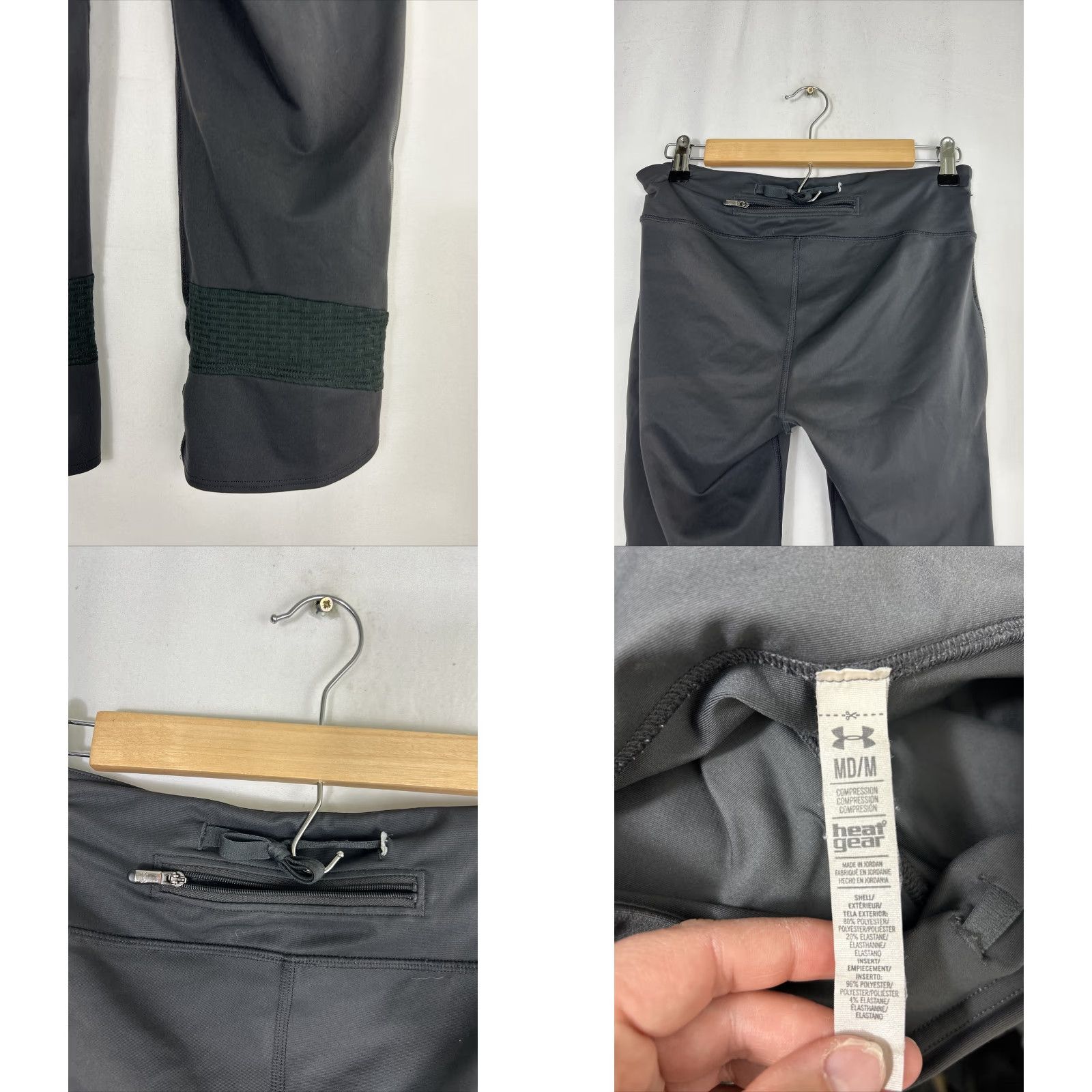 Under Armour Under Armour Womens Capri Pants Compression HeatGear Gray M 30X18 Activewear Size 32" / US 10 / IT 46 - 8 Thumbnail