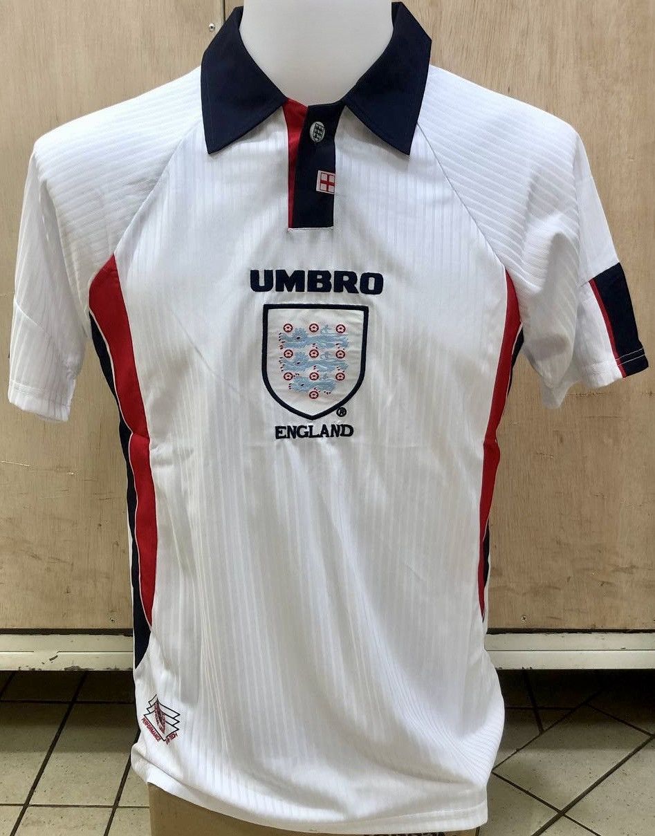 Vintage Vintage Jersey England 1998s Size US XL / EU 56 / 4 - 1 Thumbnail