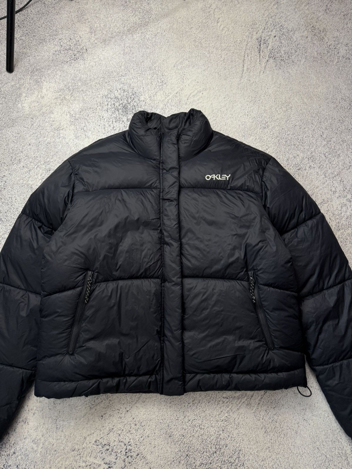 Oakley Vintage Oakley Black Puffer Jacket Y2K USA Size XL / US 12-14 / IT 48-50 - 8 Thumbnail