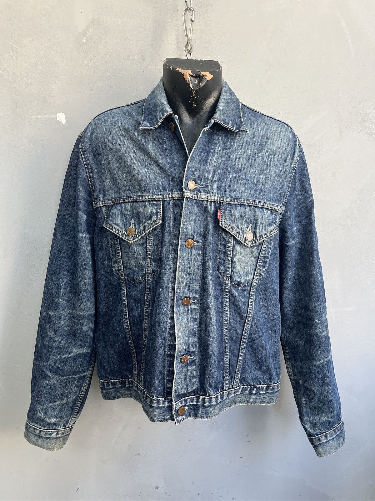 Kith × Levi's Kith x Levis Strawberry Fields Trucker Jacket Washed