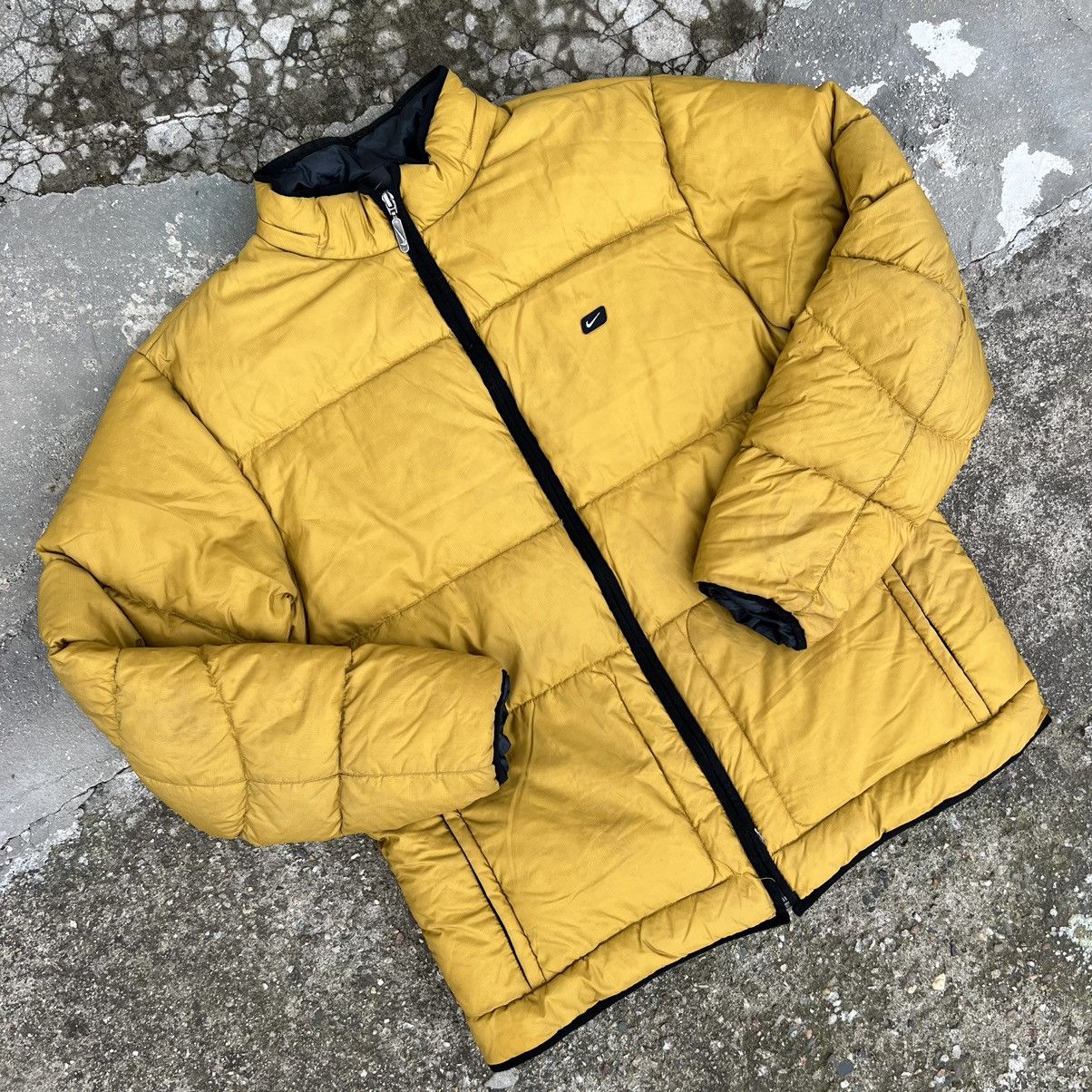 Nike × Vintage Vintage 90s Nike Spellout Puffer Down Jacket Grail Hype y2k Size US M / EU 48-50 / 2 - 3 Thumbnail