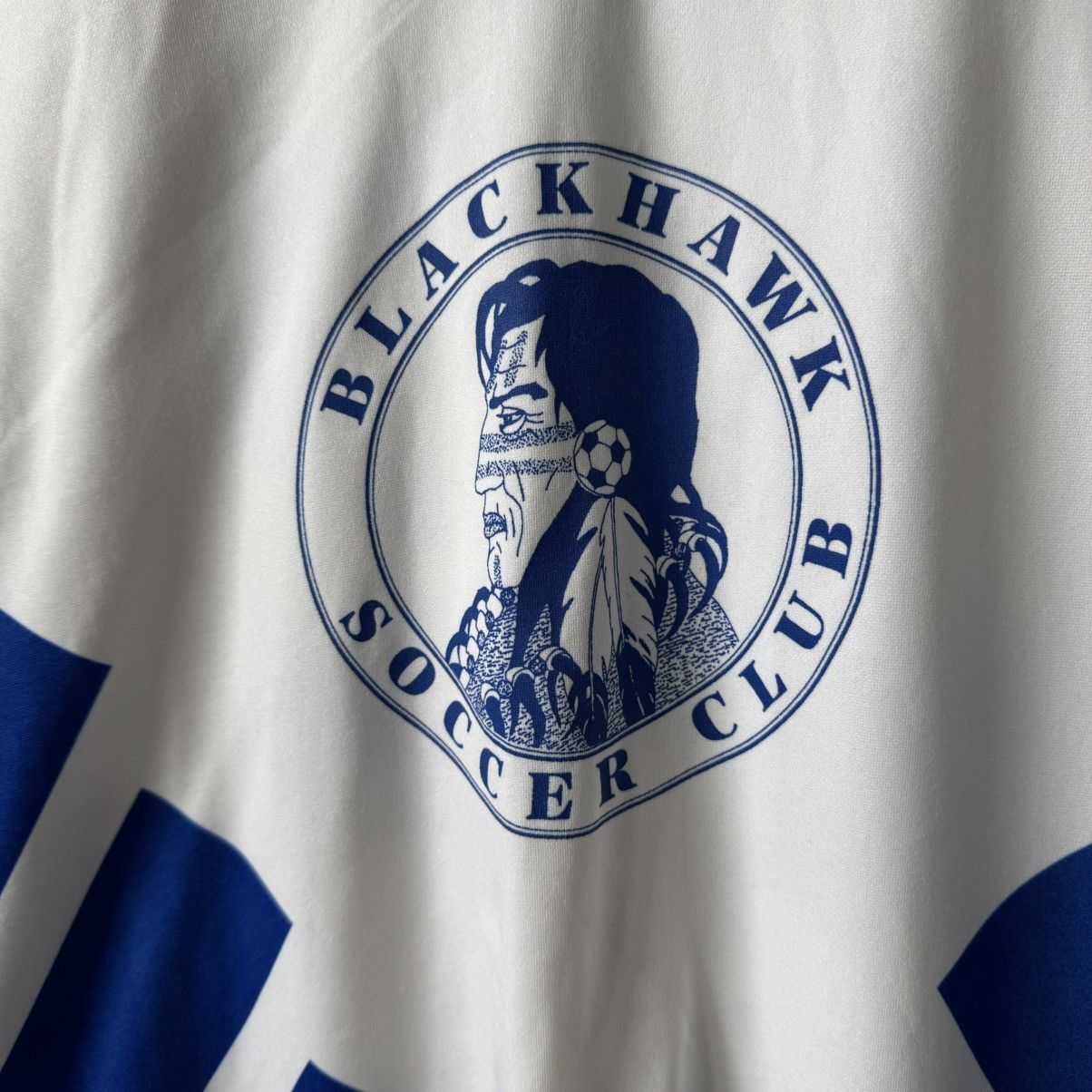 Vintage Vintage 90s Adidas Equipment Blackhawk Soccer Club Jersey US Size US XL / EU 56 / 4 - 5 Thumbnail