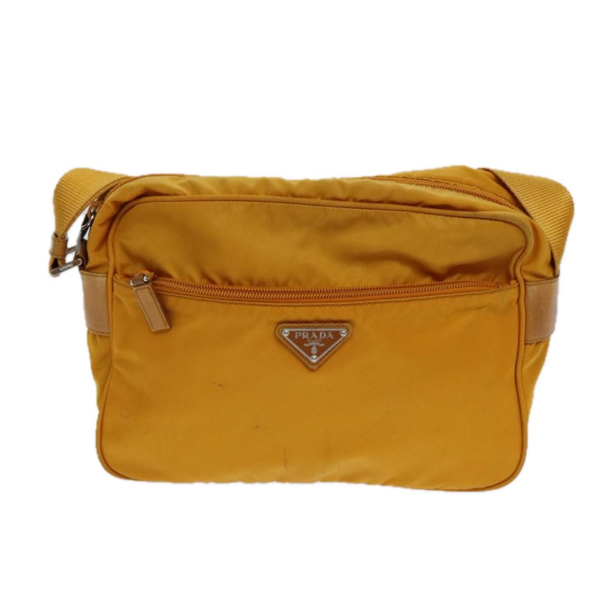 Prada Orange Synthetic Shoulder Bag (Pre-Owned) Size ONE SIZE - 1 Thumbnail