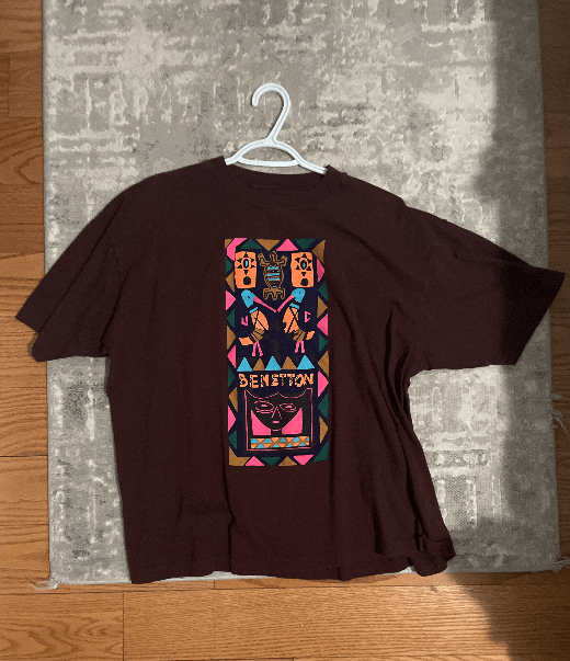 United Colors Of Benetton united colors of benetton graphic Tee Size US XL / EU 56 / 4 - 3 Thumbnail