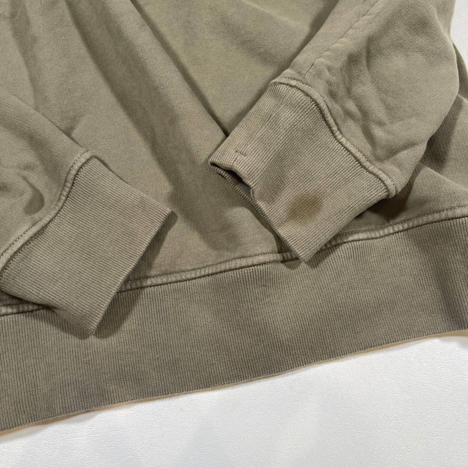 Stone Island Stone Island Garment Dyed Olive Green Crewneck Sweater Size US M / EU 48-50 / 2 - 5 Thumbnail