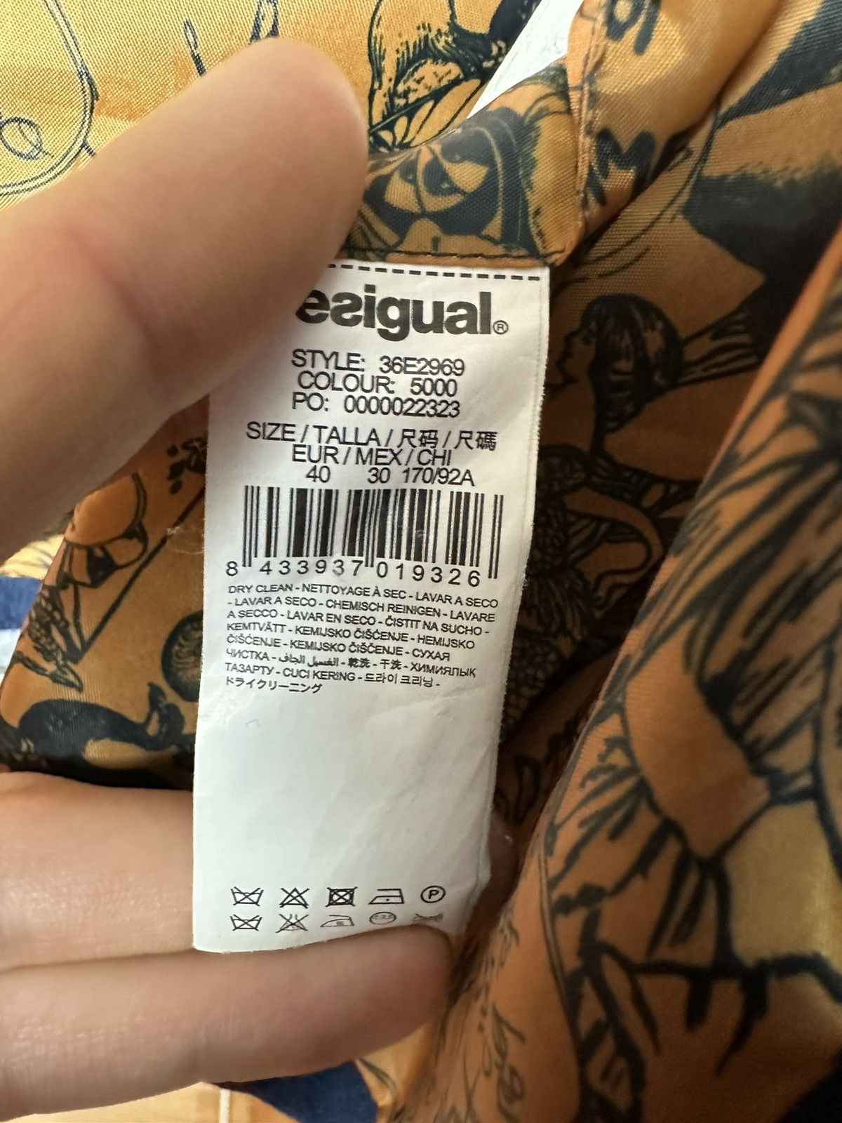Desigual Desigual Y2K Embroidered Back Art Elbow Patch Blazer Size 40 Size S / US 4 / IT 40 - 11 Thumbnail