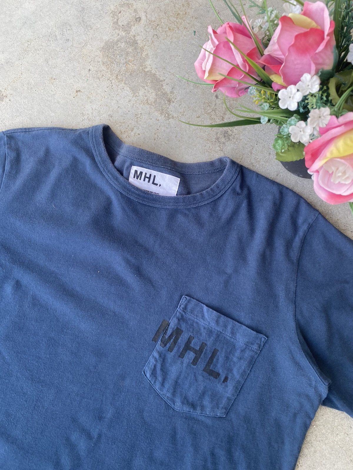 Japanese Brand × Margaret Howell × Vintage Vintage MHL Margaret Howell Tee Size US L / EU 52-54 / 3 - 3 Thumbnail