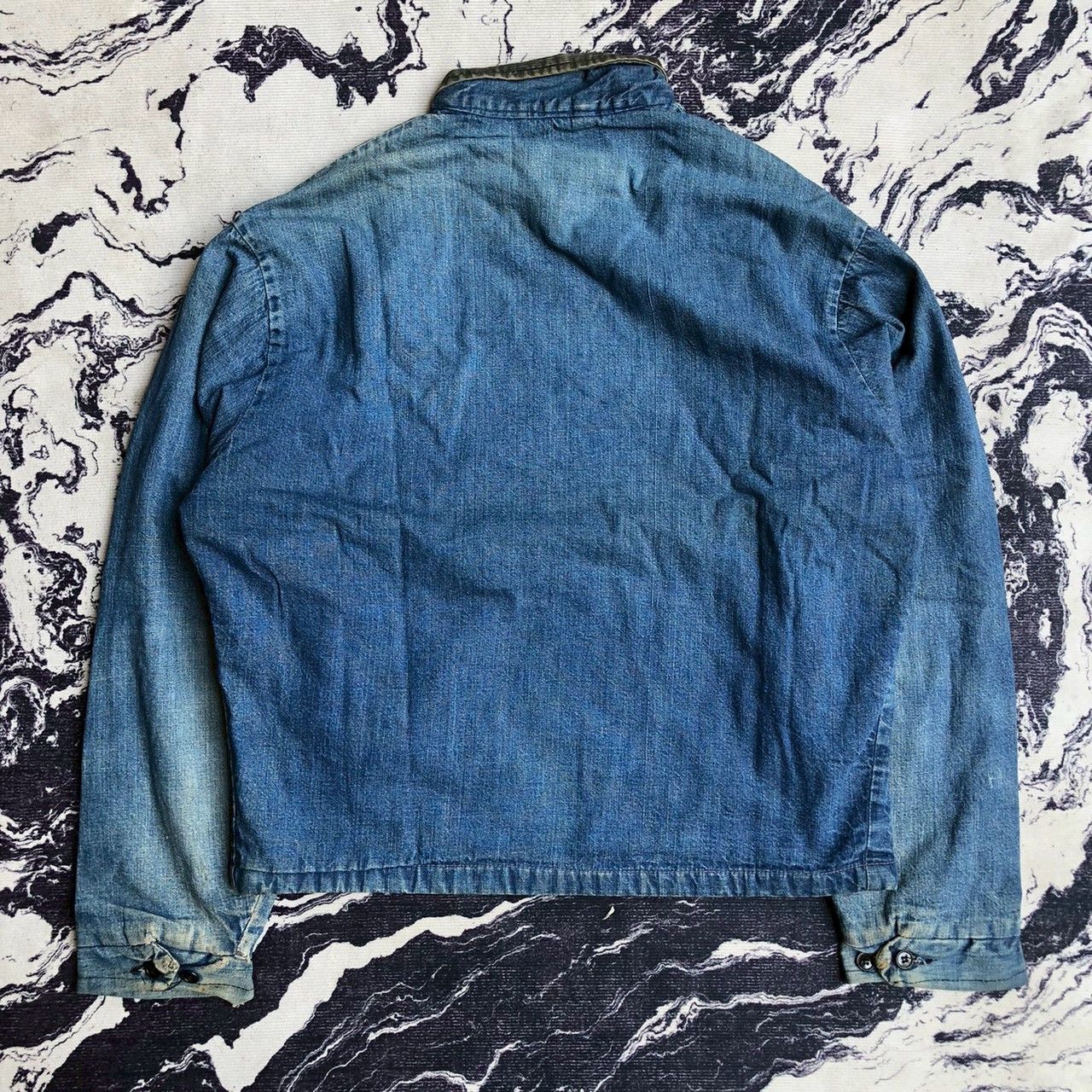 Big Mac Big Mac Vintage 70s Denim Work Jacket Red Lining Size US L / EU 52-54 / 3 - 3 Thumbnail