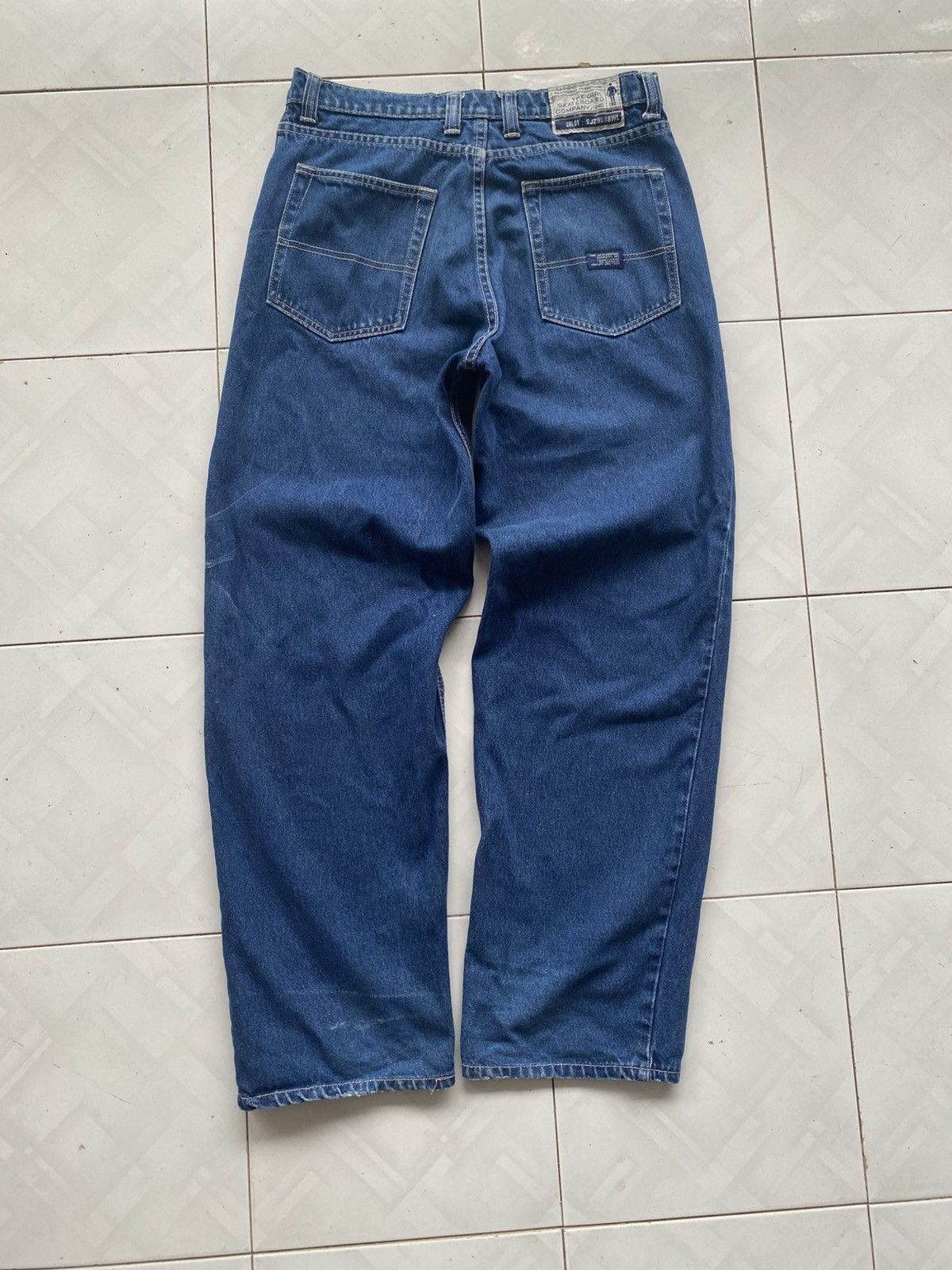 Girl Skateboards Vintage Girl Skateboards Distressed Baggy Jeans Size US 32 / EU 48 - 2 Thumbnail