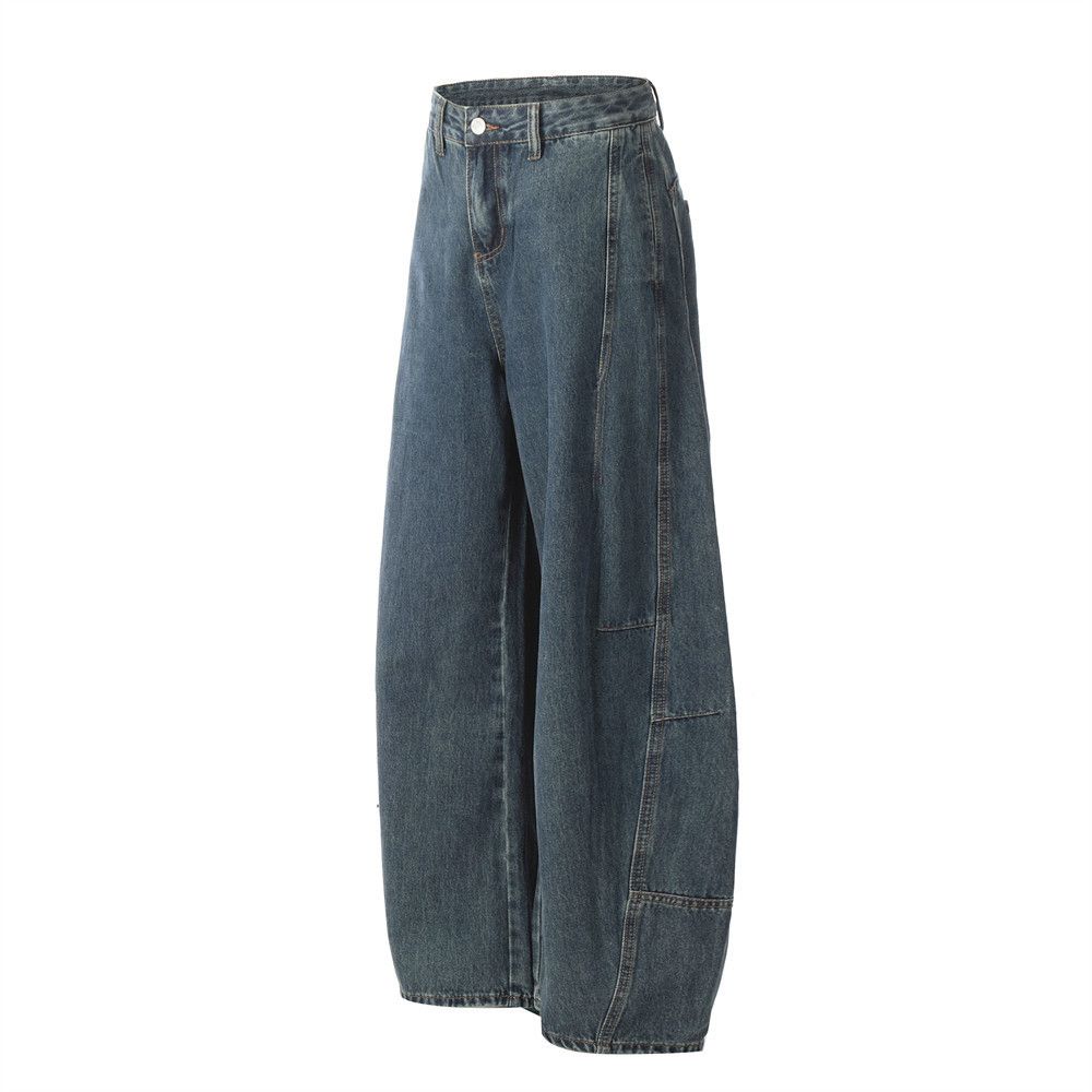 Japanese Brand × Jean American retro patchwork men's loose scimitar jeans Size US 32 / EU 48 - 2 Thumbnail