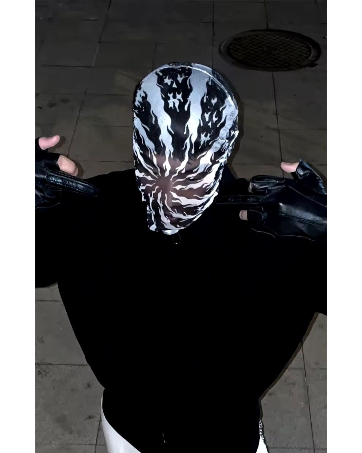Designer × Other Streetwear Design Punk Full Face Balaclava Mask Size ONE SIZE - 1 Thumbnail