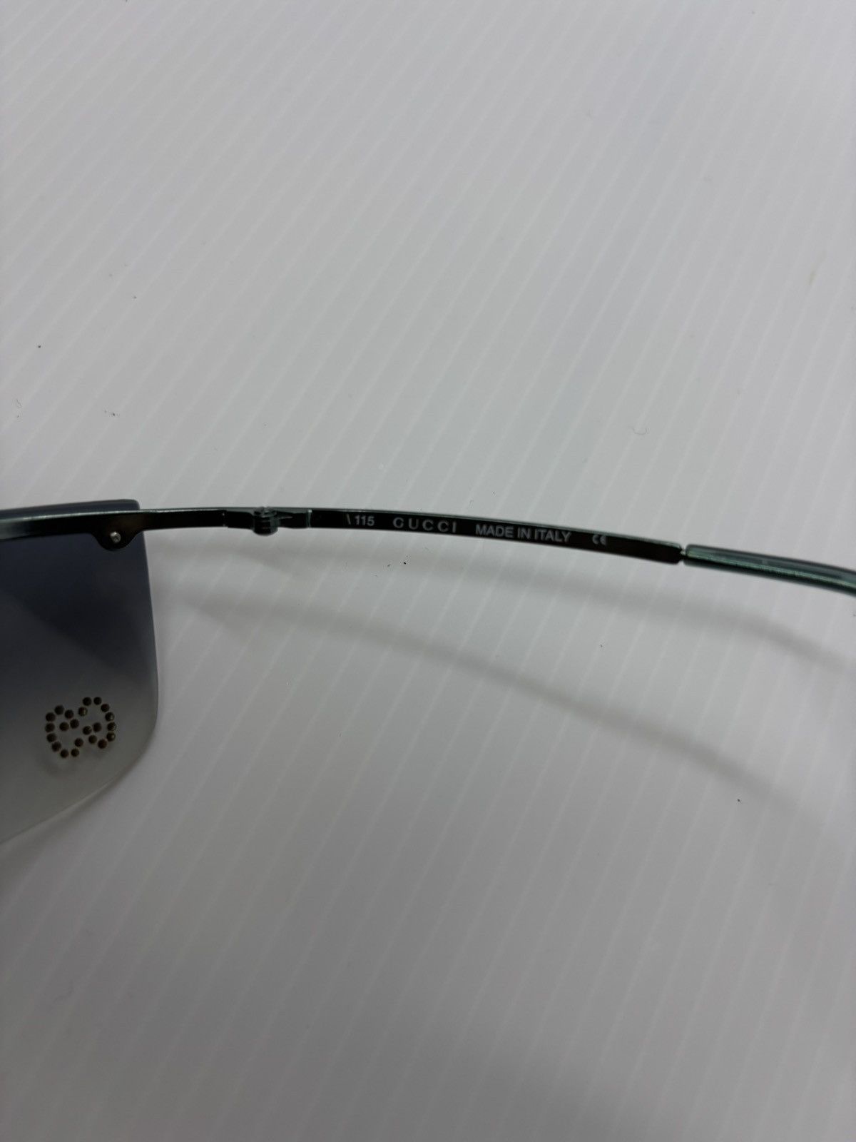 Gucci Aw2000 Gucci Tom Ford Rimless Rhinestones Shield Sunglasses Size ONE SIZE - 11 Thumbnail