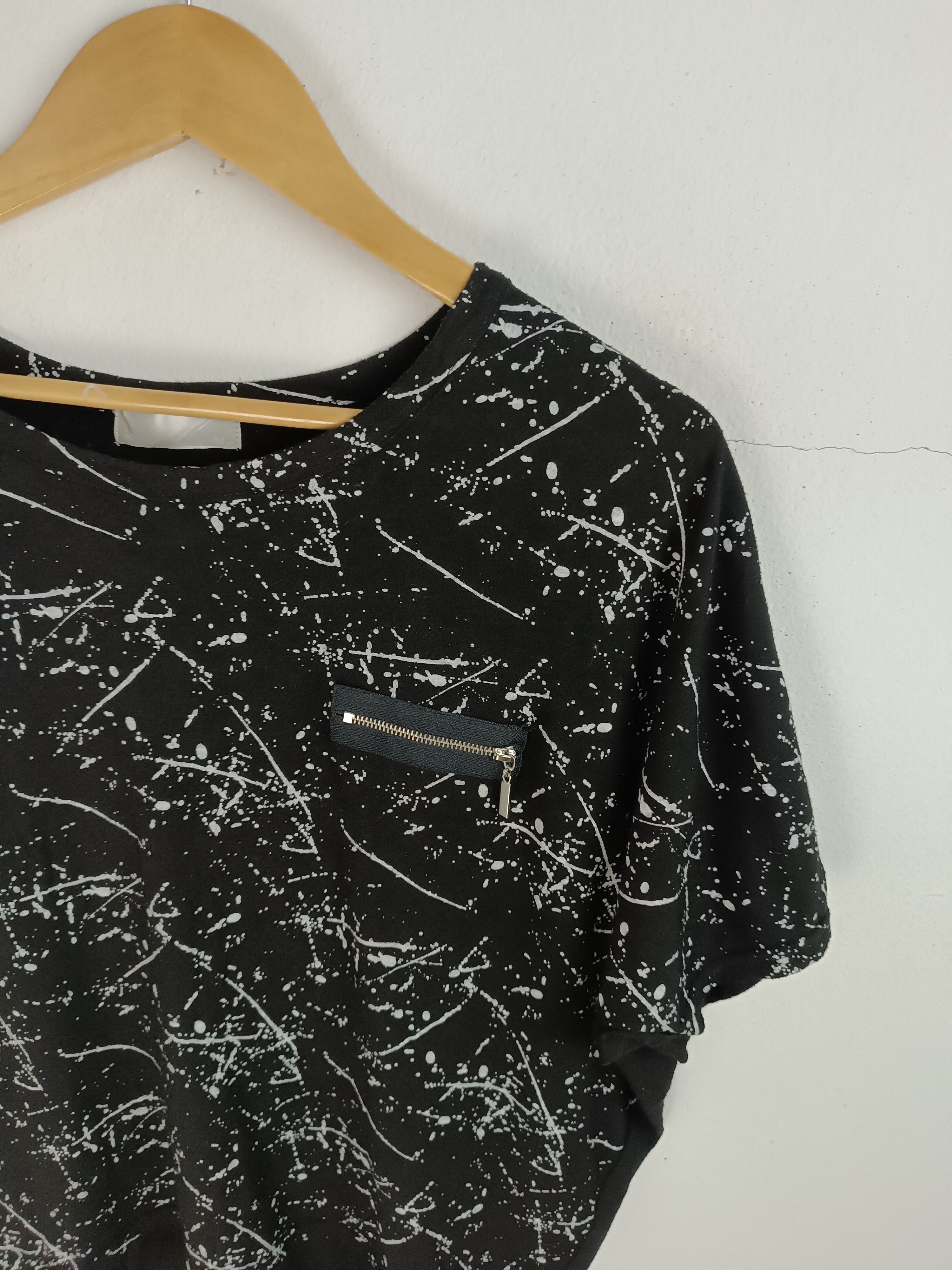 Japanese Brand VINTAGE PAINT SPLATTER ZIPPER OVERSIZE PUNK GRUNGE STYLE Size M / US 6-8 / IT 42-44 - 9 Thumbnail