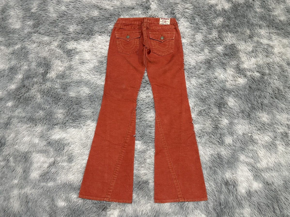 True Religion 🔥Sick Y2K True Religion Corduroy Flared Denim Size US 28 / EU 44 - 6 Thumbnail