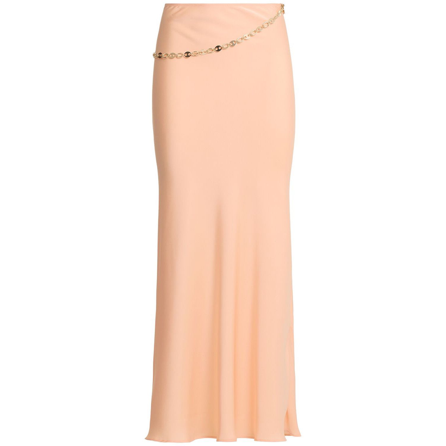 Rabanne Pink Double satin midi skirt New & Authentic (Women'