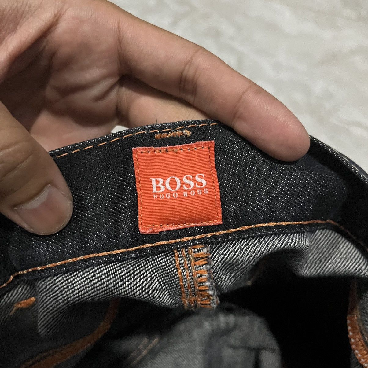 Hugo Boss HUGO BOSS Black Flared Ripped Denim Size US 30 / EU 46 - 12 Thumbnail