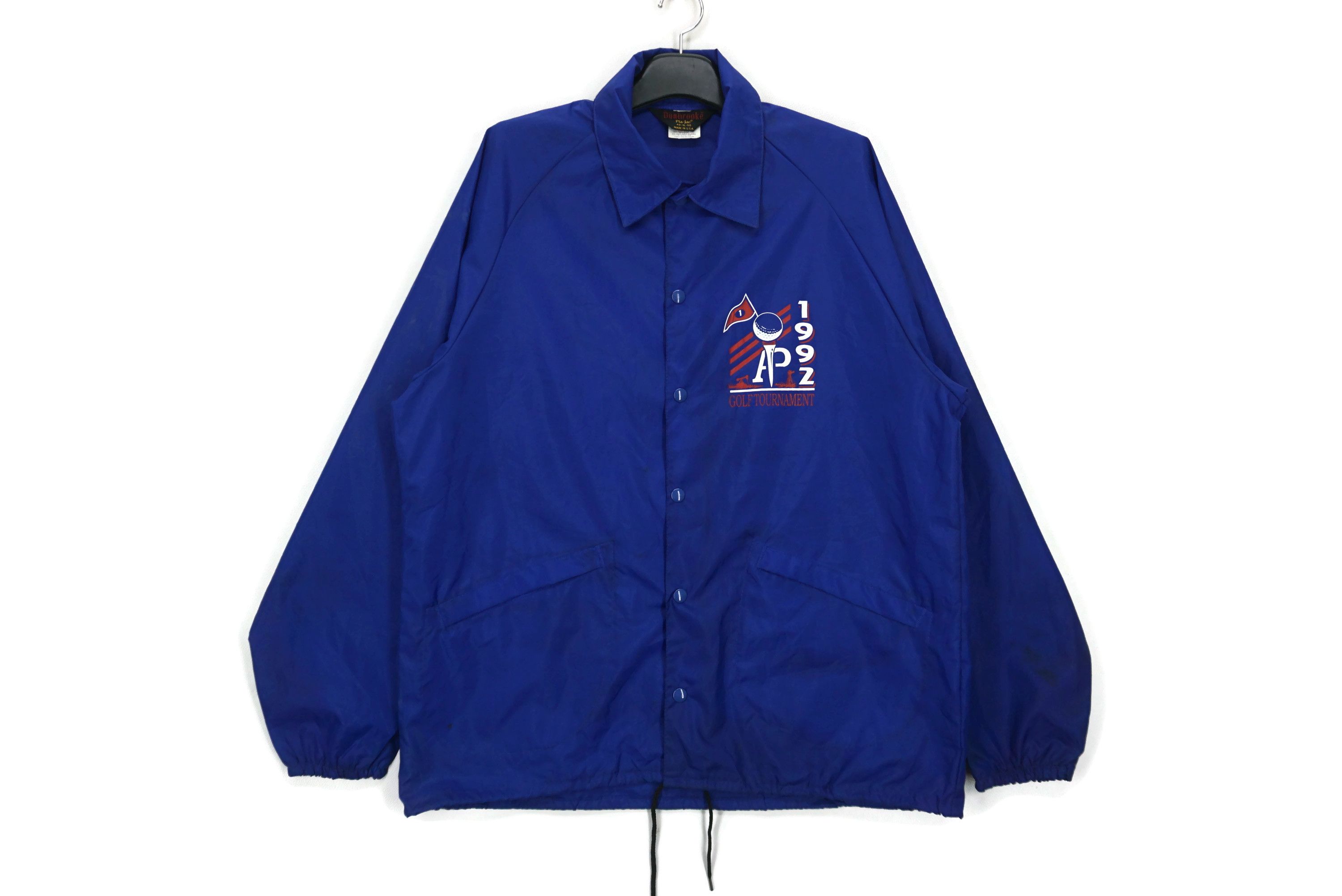 Dunbrooke Vintage 1992 Golf Tournament USA Made Pla-Jac Coach Jacket Size US XL / EU 56 / 4 - 1 Thumbnail