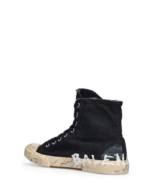 Balenciaga oc11z10624 Paris High 'Graffiti Sneaker in Black Size US 11 / EU 44 - 5 Thumbnail