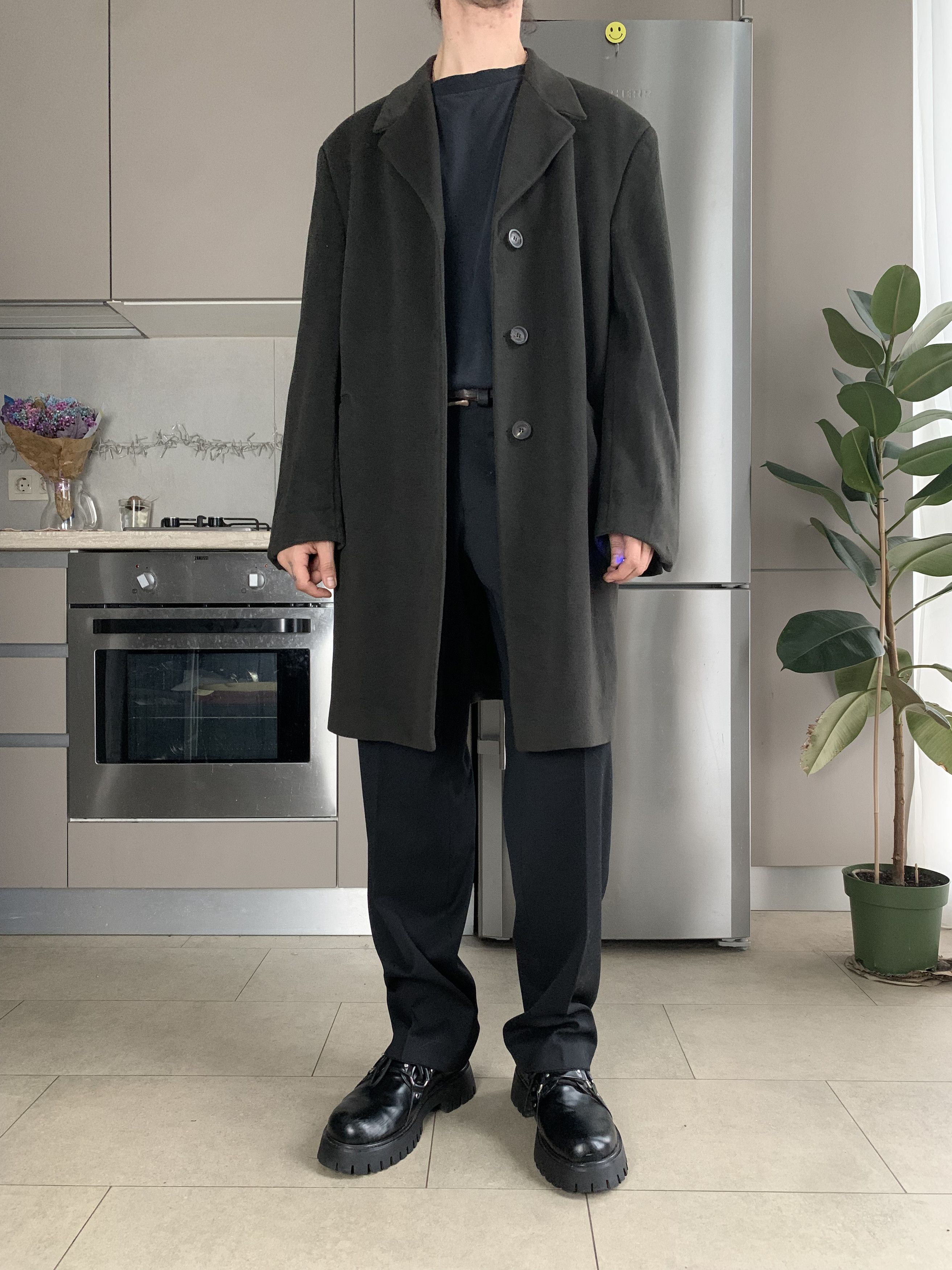Versace Gianni Versace Wool Overcoat Men's Size US L / EU 52-54 / 3 - 2 Thumbnail