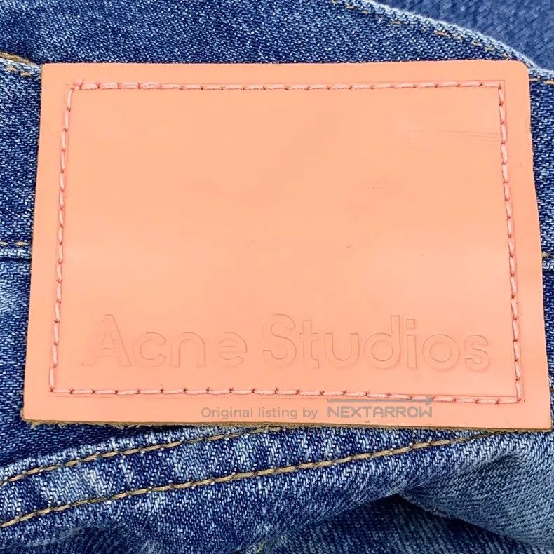 Acne Studios Acne Studios Blue Letter Graffiti Printed Cotton Casual De Size US 26 / EU 42 - 6 Thumbnail