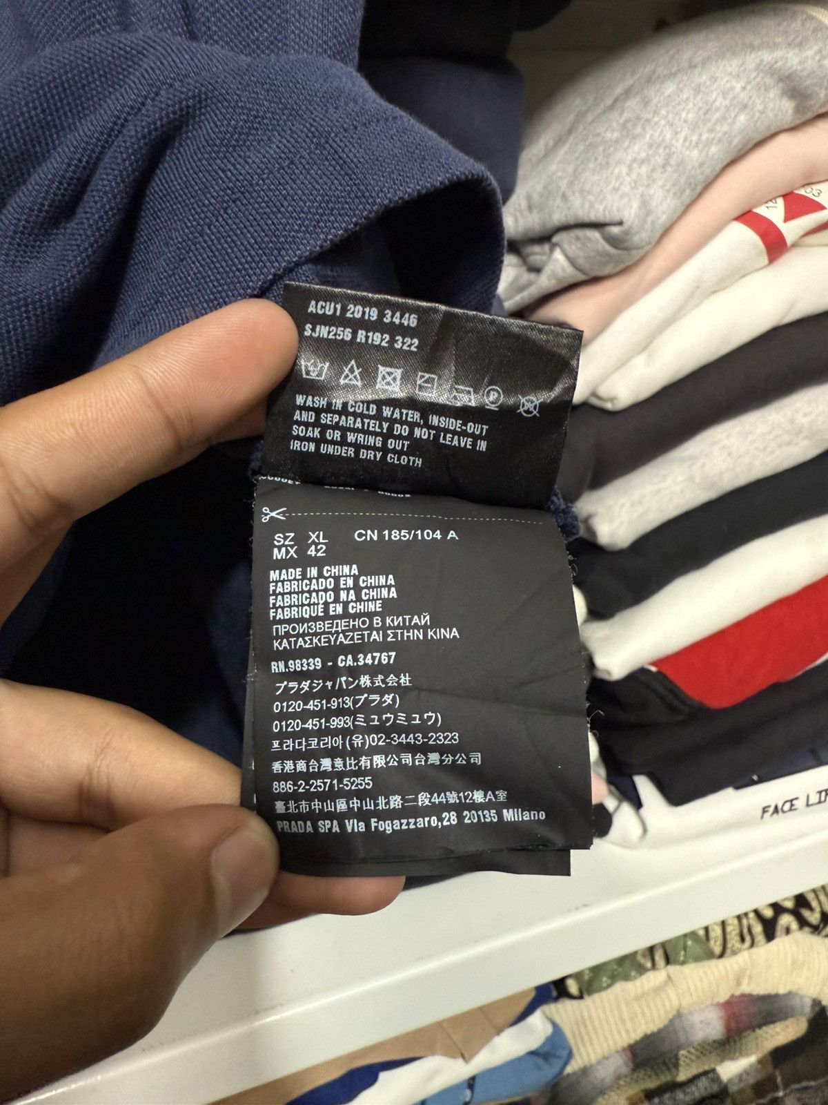 Prada Prada Poloshirt Size US L / EU 52-54 / 3 - 7 Thumbnail