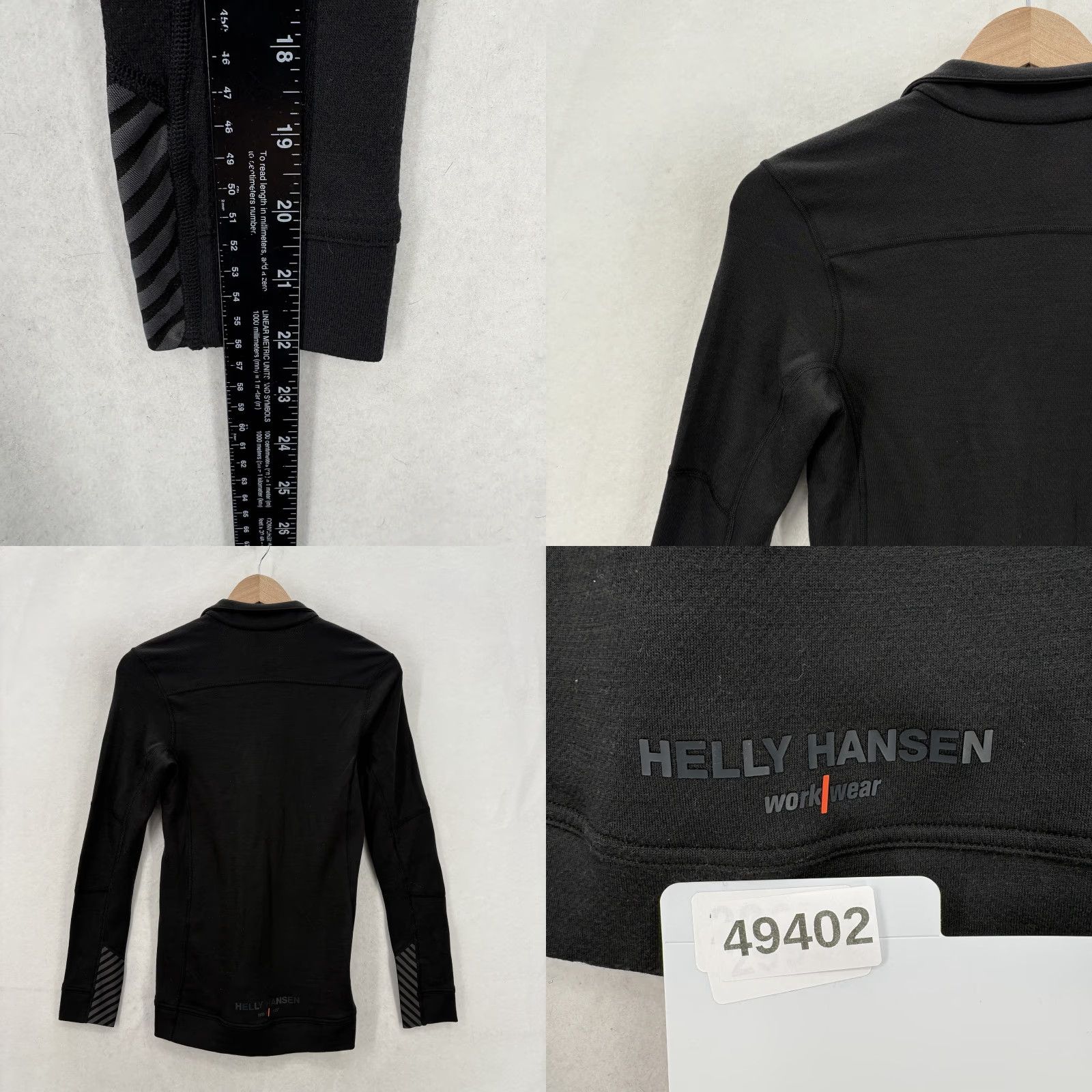 Helly Hansen Helly Hansen Lifa Merino Pullover Womens XS Black 1/4 Zip Thermal Baselayer Ski Shirt Size XS / US 0-2 / IT 36-38 - 9 Thumbnail