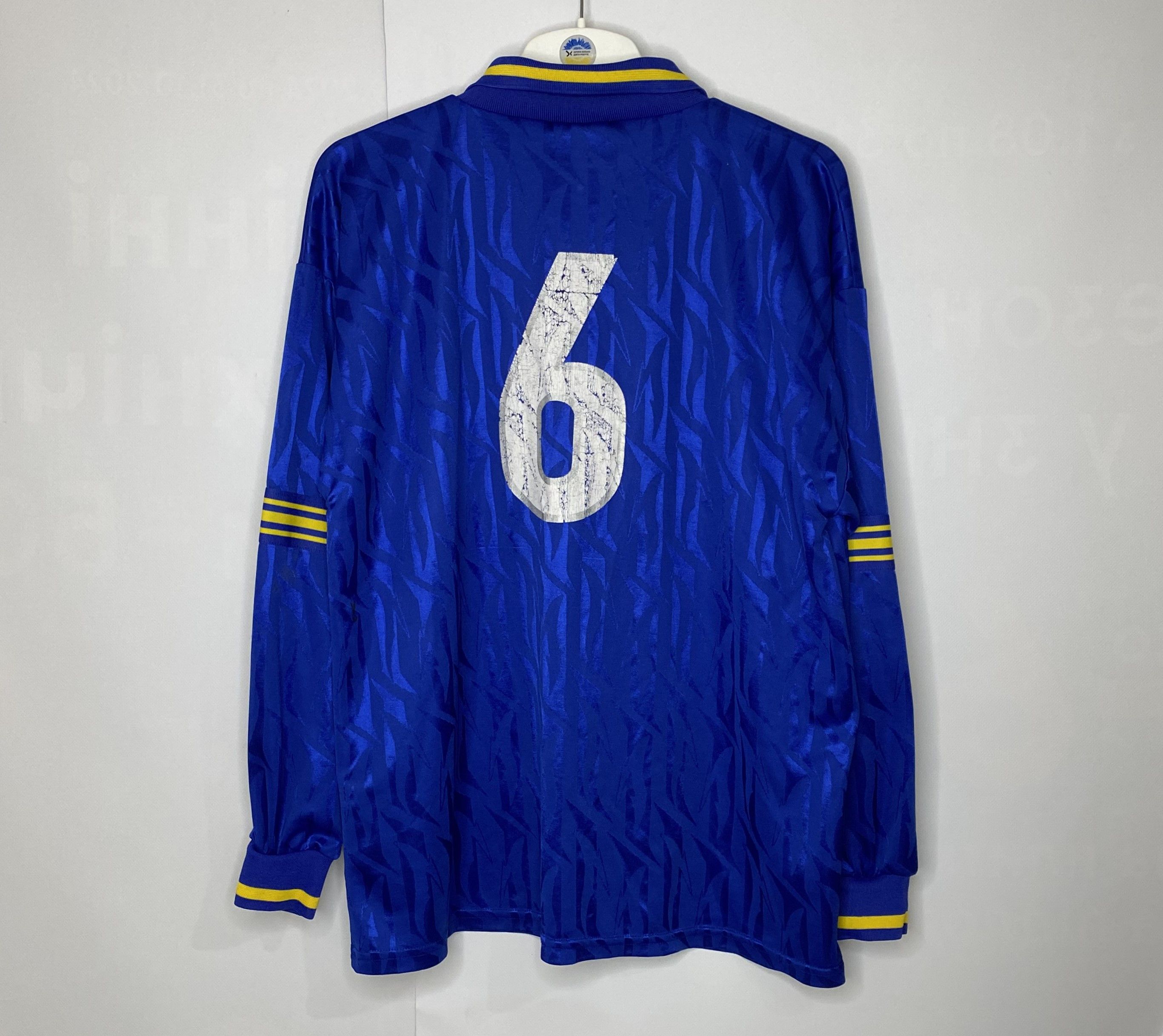 Vintage BUKTA 1990 LEICESTER CITY STILE FOOTBALL SHIRT SOCCER JERSEY Size US XL / EU 56 / 4 - 2 Thumbnail