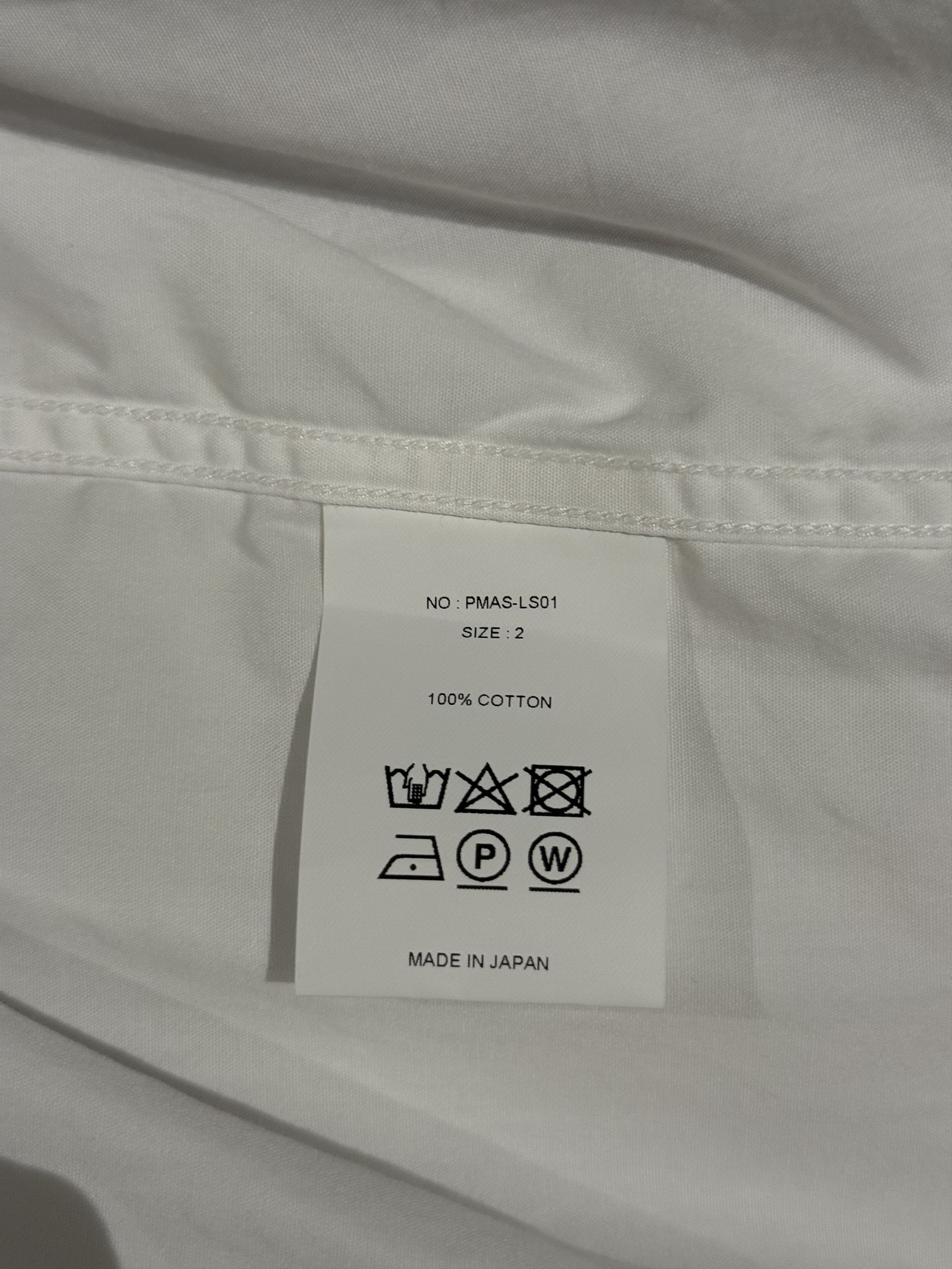 PHIGVEL MAKERS & Co. 💚 Phigvel Makers & Co. Regular Collar Dress Shirt Off White Size US M / EU 48-50 / 2 - 19 Thumbnail