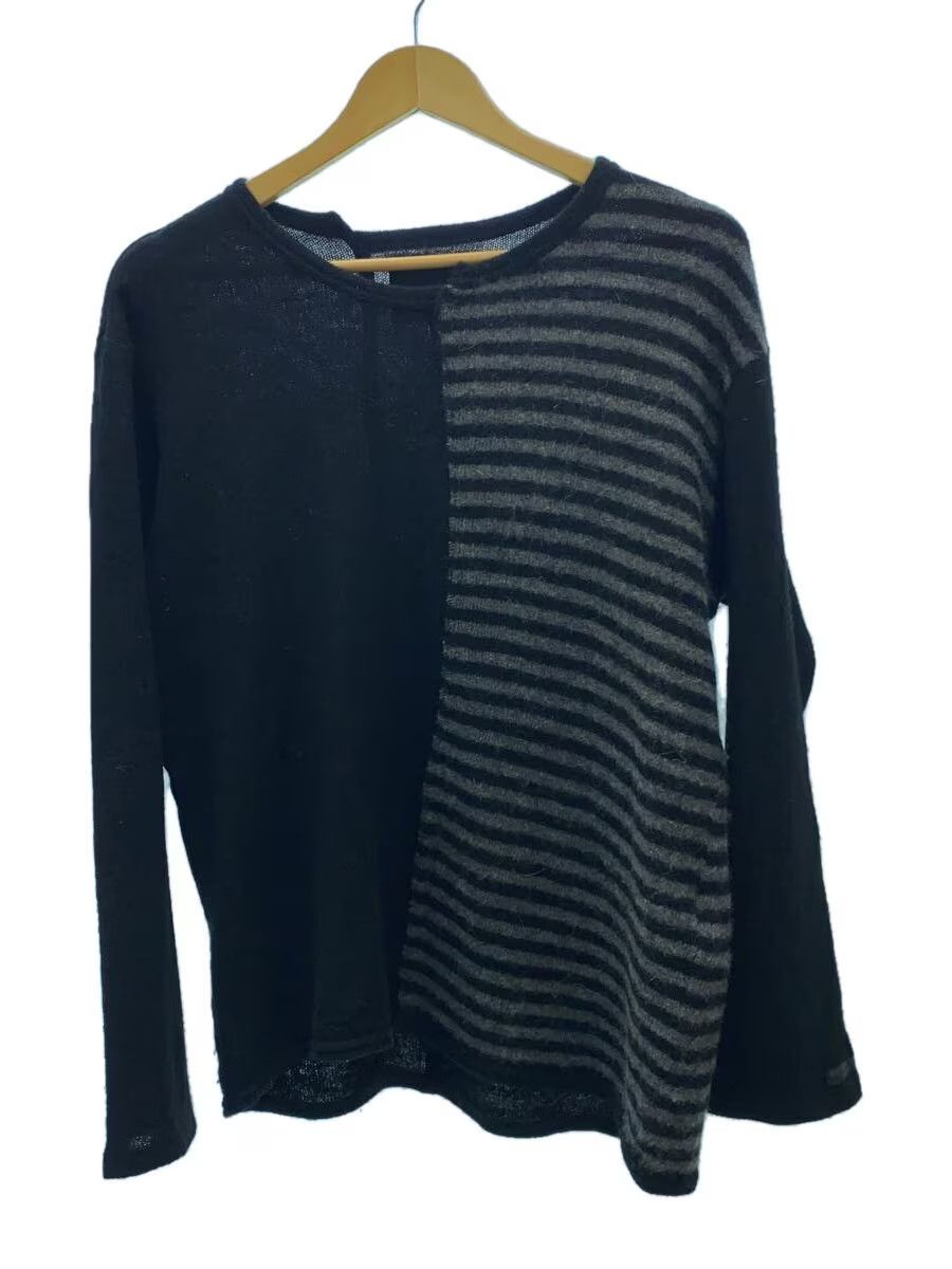 Yohji Yamamoto Reconstructed Striped Wool Knit Sweater Size US L / EU 52-54 / 3 - 1 Thumbnail
