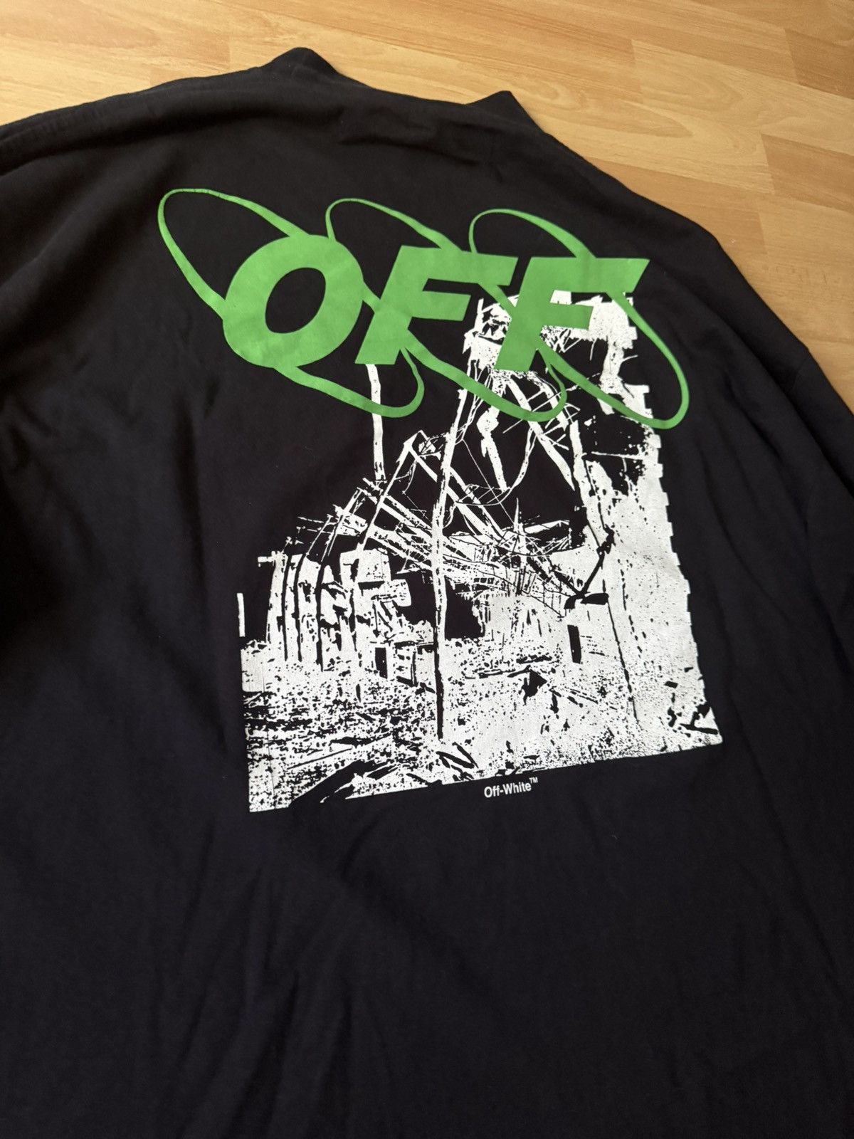 Off-White OffWhite Virgil Abloh "Ruined Factory" Longsleeve Shirt FW19 Size US L / EU 52-54 / 3 - 1 Thumbnail