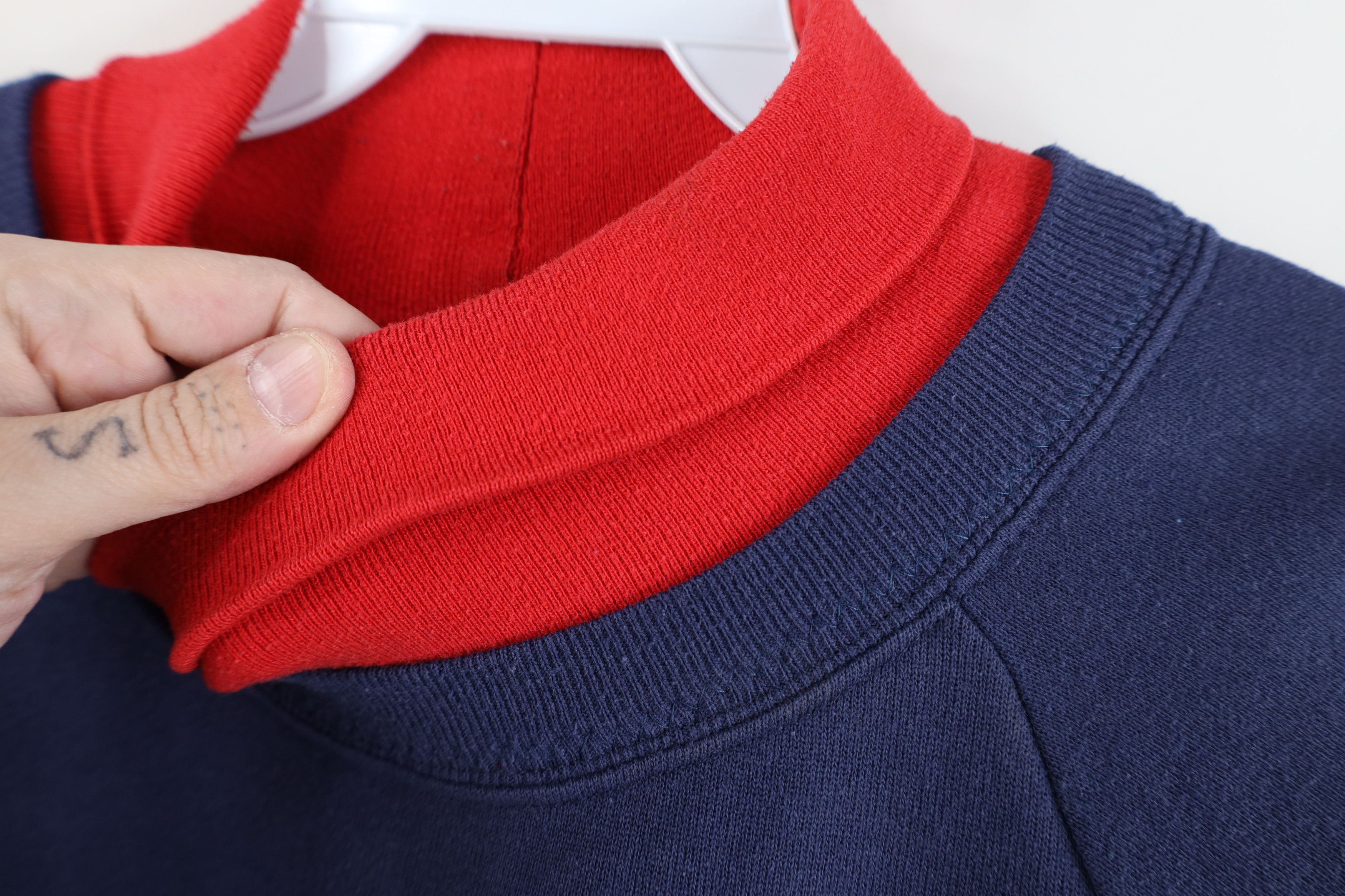 Vintage Vintage 90s Streetwear Birdhouse Turtleneck Sweatshirt USA Size XL / US 12-14 / IT 48-50 - 10 Thumbnail