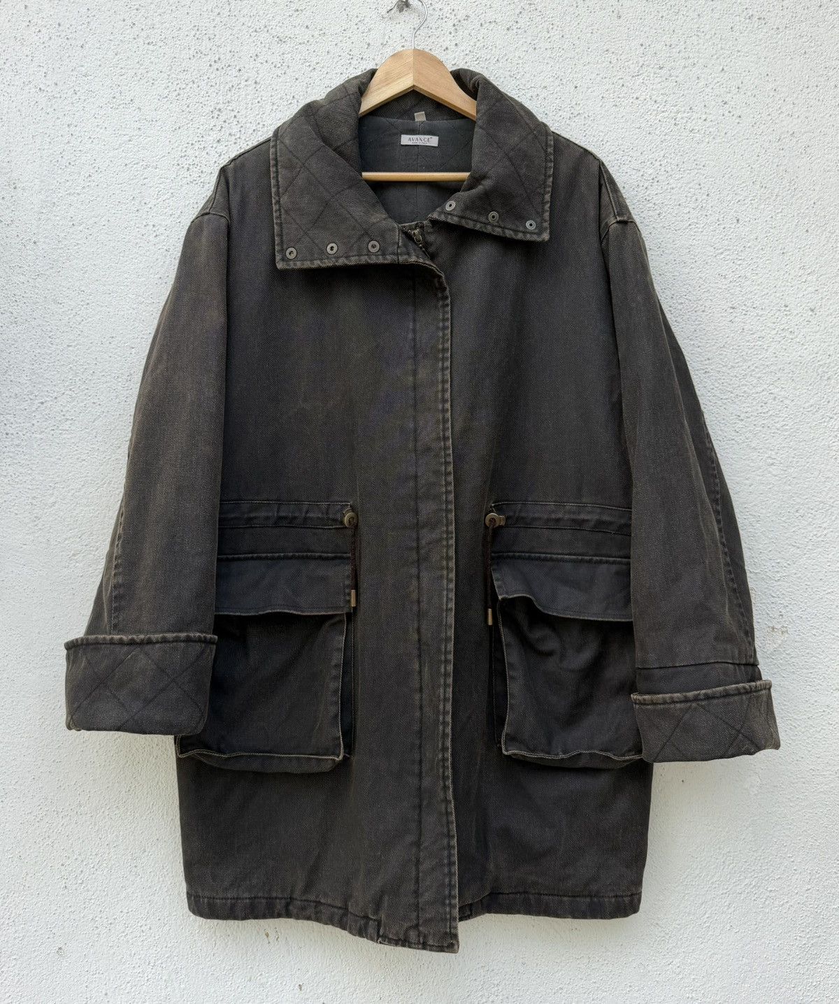 Vintage Avance Vintage Faded Jacket Oversized Workwear Made In Italy Size US XL / EU 56 / 4 - 8 Thumbnail