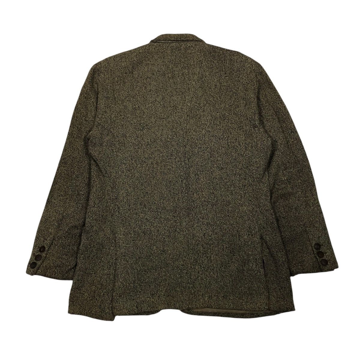 Emporio Armani 🔥VINTAGE WOOL HERRINGBONE JACKET EMPORIA ARMANI MADE ITALY Size US M / EU 48-50 / 2 - 2 Thumbnail