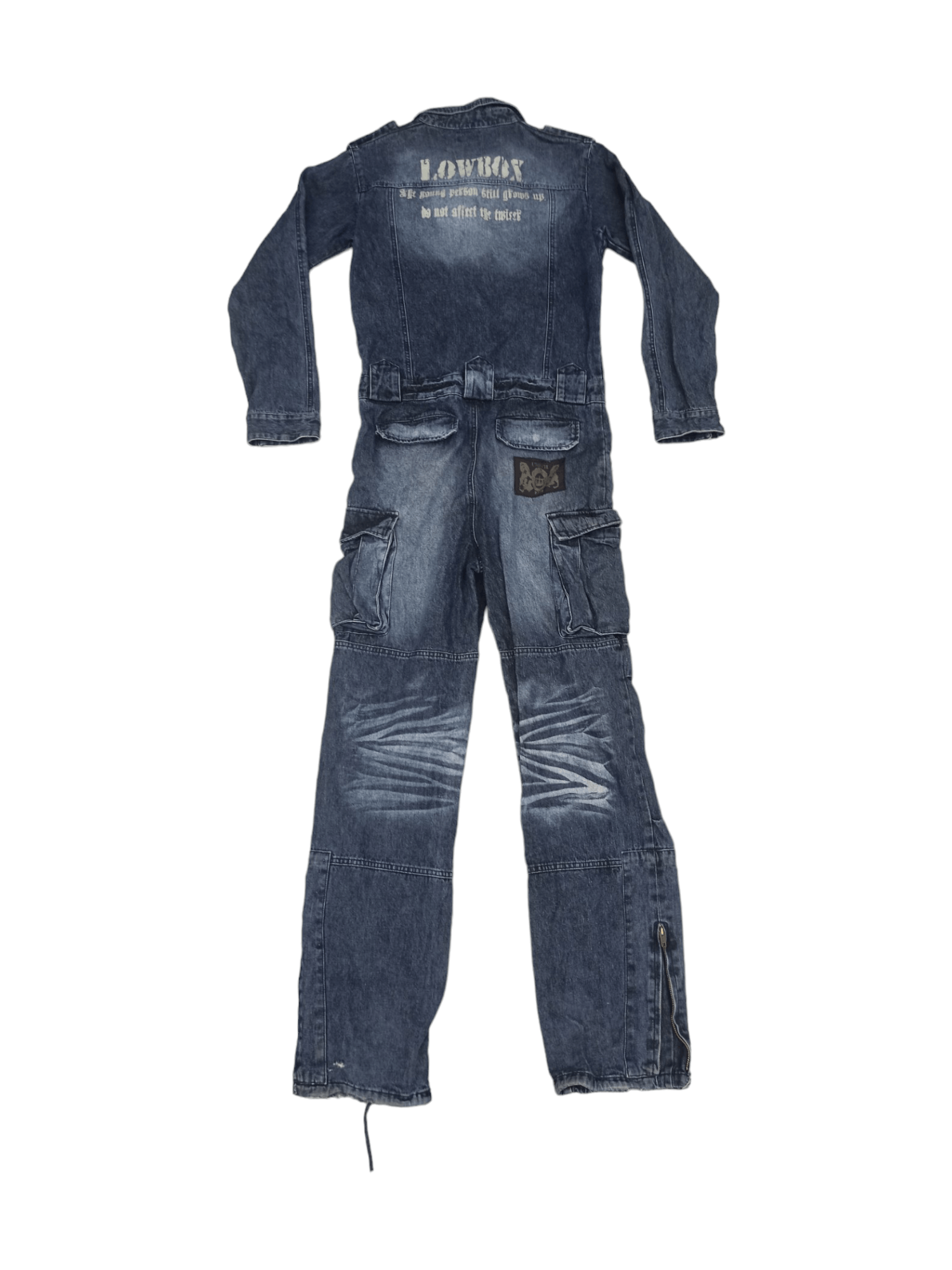 LOWBOX Lowbox 2002 Tactical Multipocket Punk Style Overall Jeans Size US 34 / EU 50 - 19 Thumbnail