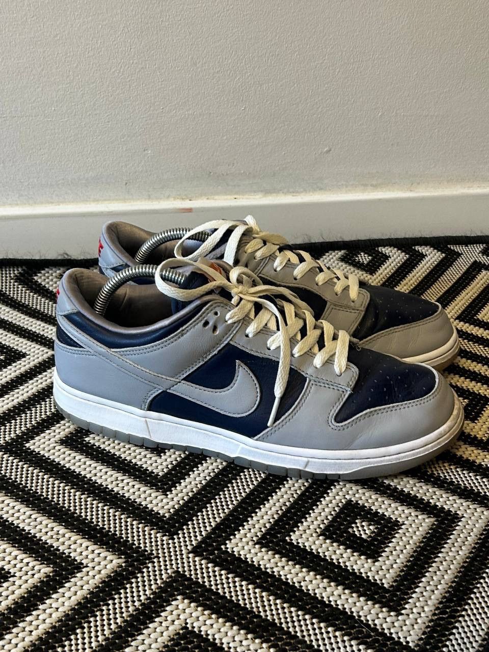 Nike Dunk Low Y2K 2022 Leather Hype Shoes in Black, Men's (Size 9.5)