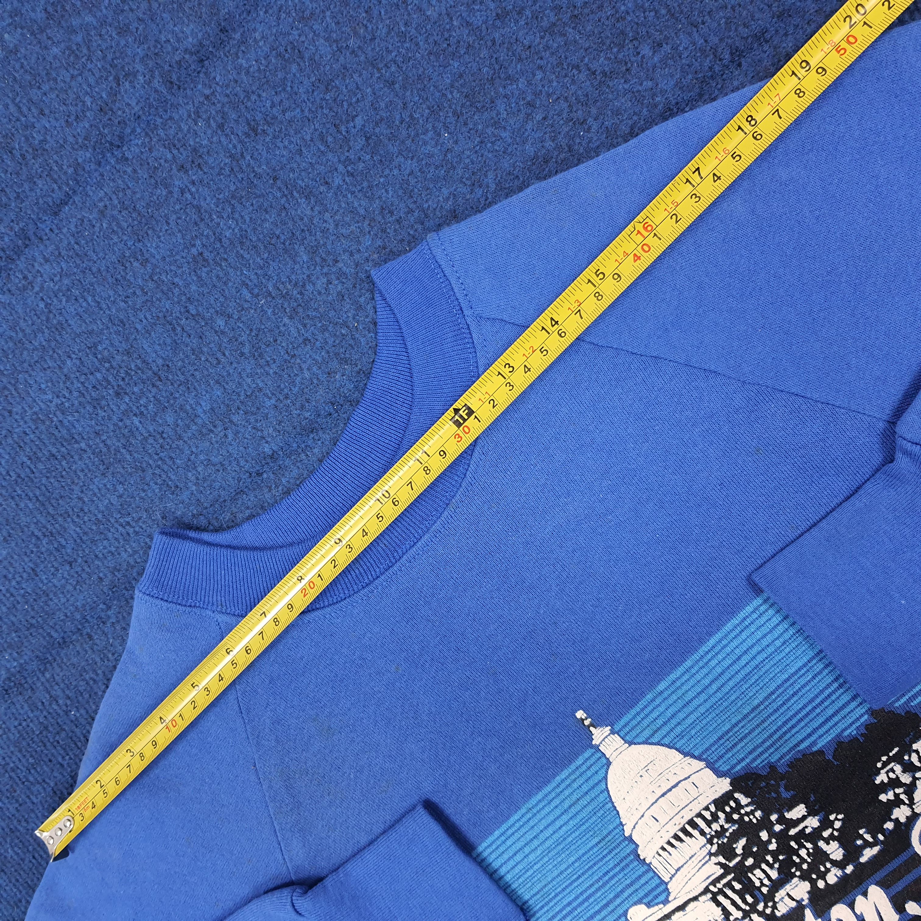 Fruit Of The Loom Vintage Washington D.C. Art Design Sweatshirt C290N15 Size US S / EU 44-46 / 1 - 8 Thumbnail