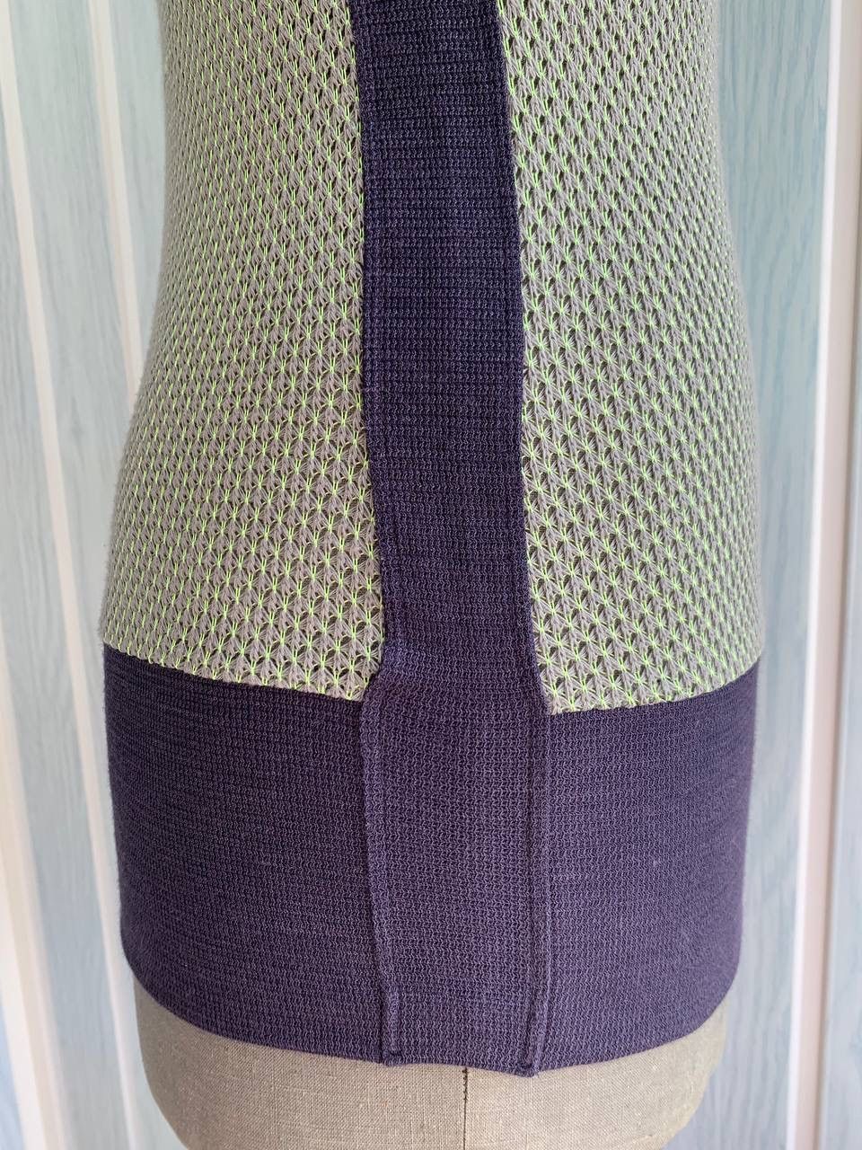 Chloe × Designer × See by Chloe See By Chloe Women’s Cotton & Ramie Multicolor Knit Blouse Size M / US 6-8 / IT 42-44 - 10 Thumbnail