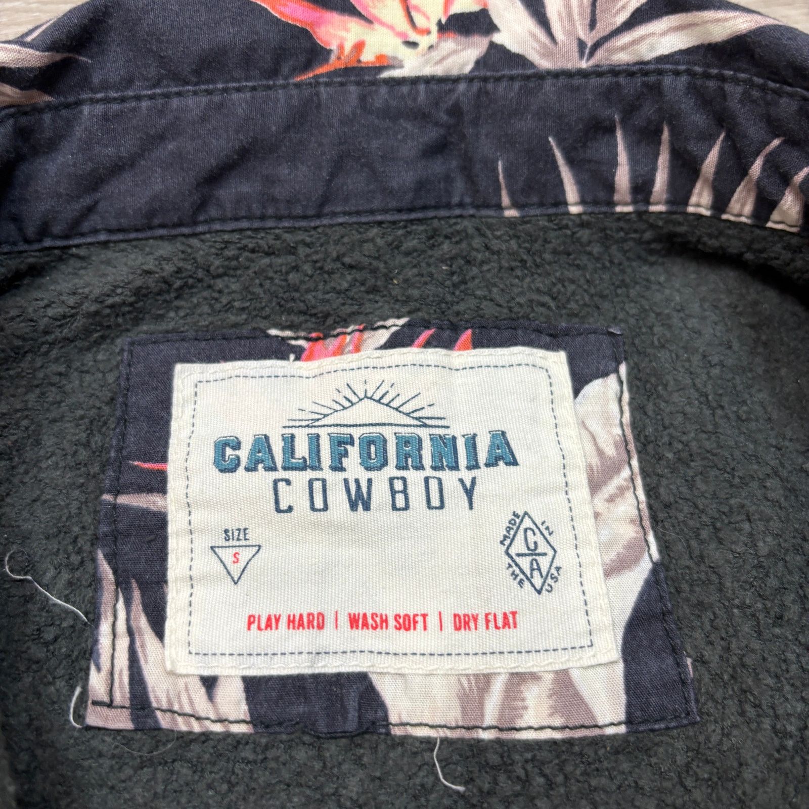 Other California Cowboy High Water Fleece Lined Hawaiian Shirt Sm Size US S / EU 44-46 / 1 - 5 Thumbnail